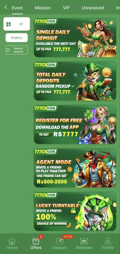 777CX game