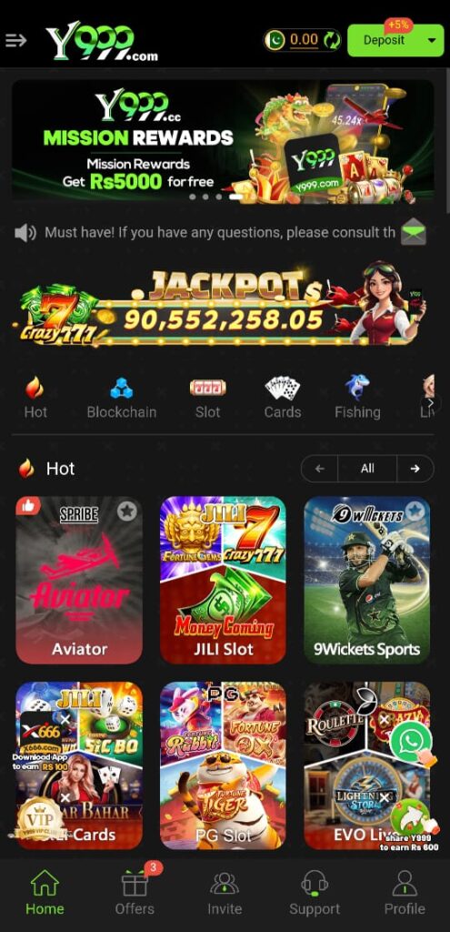 Y999 game apk download